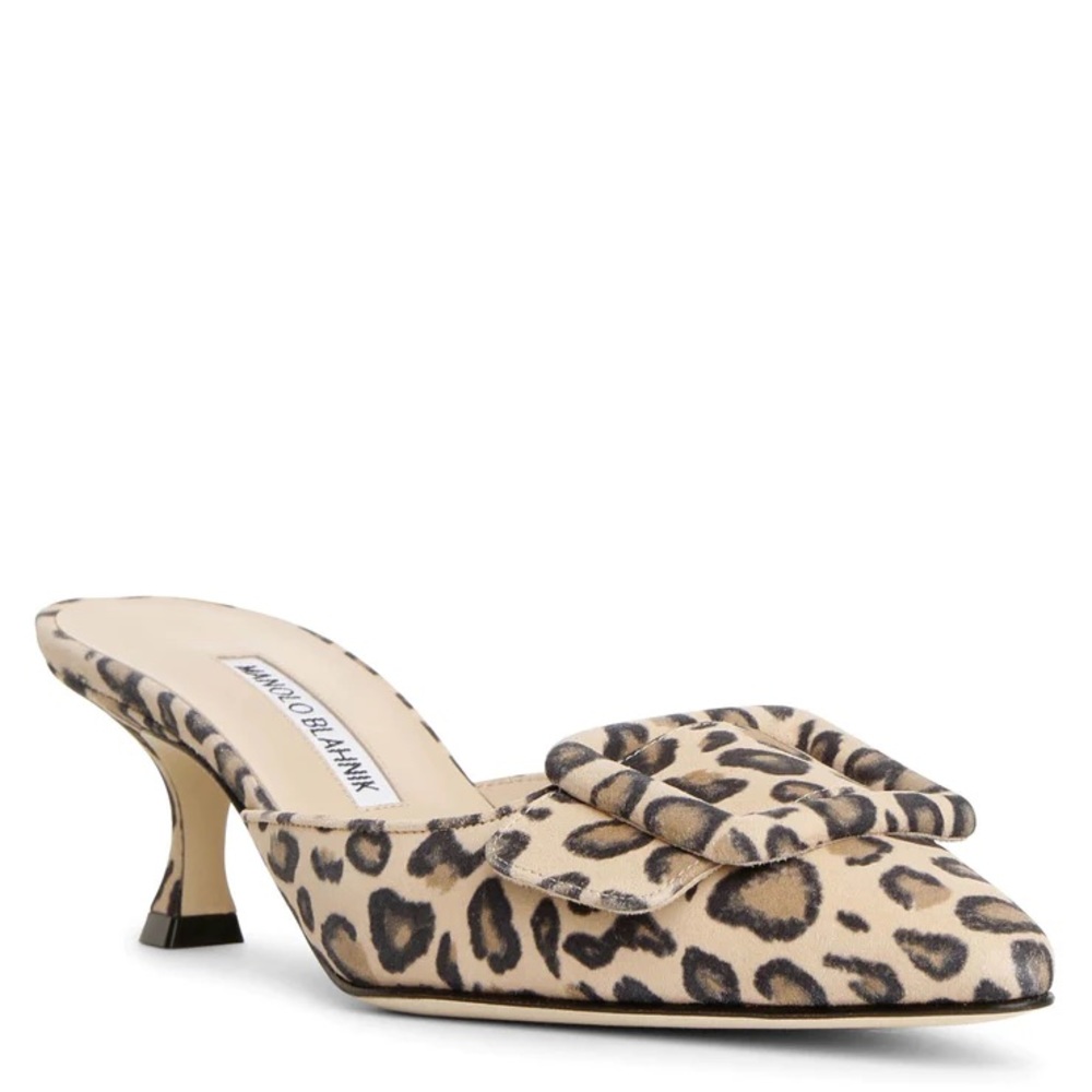 Manolo Blahnik leopard Maysale